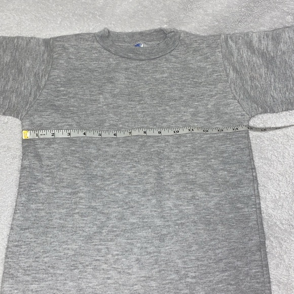 NWOT Rabbit skins grey sweatshirt romper made in USA 24m - Picture 3 of 8